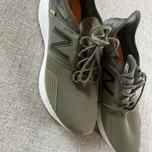New Balance Men's Olive Athletic Shoes